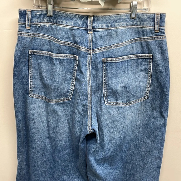 NWOT Talbots High Waist Strait Ankle Jean Ventura Wash 12 - Picture 5 of 15